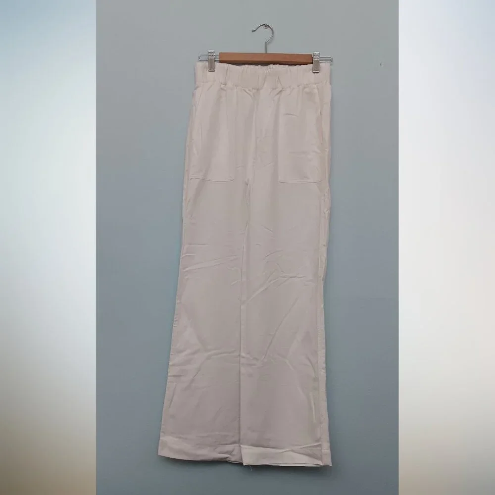 Banana Republic Women's Wide-Leg Pants White XS